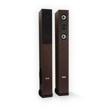 Auna Line 4707, torony hangfal, 4-utas HiFi hangfal pár, 960 W, fa hatás kép