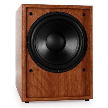 Auna Linie-300-SW-WN aktív subwoofer, AUX, dió kép