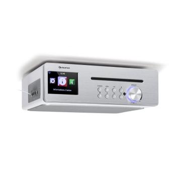 Auna Silver Star Chef, konyhai rádió, 20 W max., CD, BT, USB, internet/DAB+/FM, fehér kép