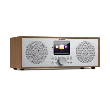 Auna Silver Star Stereo, internet DAB+/FM rádió, WiFi, BT, DAB+/FM, tölgy kép