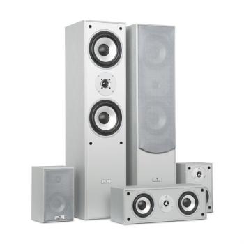 Auna surround hangfal szett, házimozi, 335 W, RMS, ezüst kép