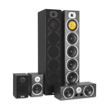 Auna V9B, surround hangfalak, 5 dobozos szett, 440 W RMS, fekete kép