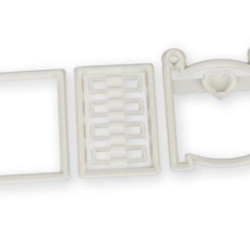 Baba Kiságy Formázó Kiszúró - Fondant Díszítéshez kép