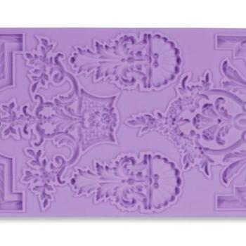 Barokk Virág- és Levéldísz Formázó - Fondanthoz és Marcipánhoz kép