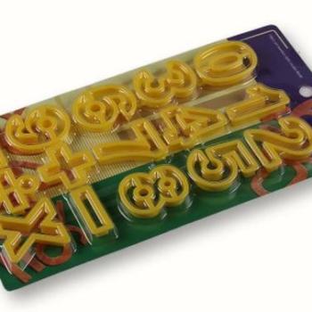 Betű és szám kiszúró kép