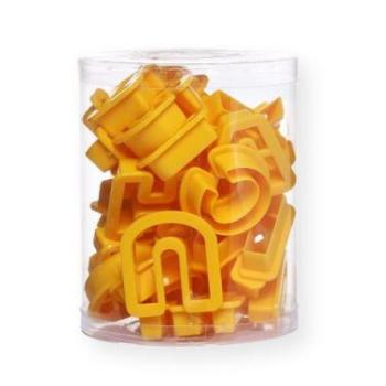 Betűkiszúró készlet, Extra nagy – sütéshez és dekorációhoz kép