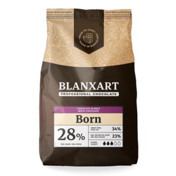 Blanxart Born 28%-os fehércsokoládé korong 1 kg kép