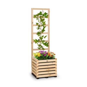 Blumfeldt Modu Grow 50, magaságyás rácsozattal, 50 x 151 x 45 cm, fenyő, buborékfólia kép