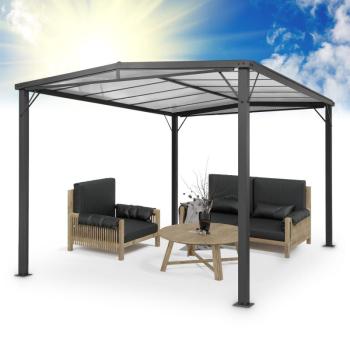 Blumfeldt Pantheon Solid Sky Flat, pergola, fedél, 3 × 4 m, polikarbonát kép