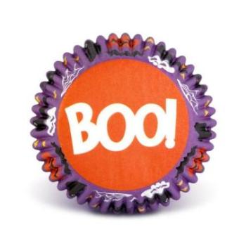 BOO! mintás halloween muffin papír 50 db kép