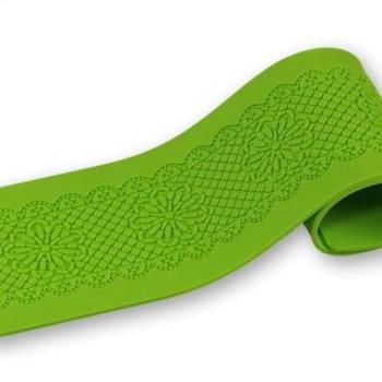 Bordűr mintás szilikon cukorcsipke sablon – precíz dekorációkhoz kép