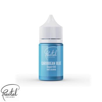 Caribbean blue Fractal SuperiOil olajbázisú ételfesték 30 g kép