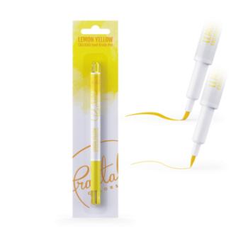 Citromsárga ehető ételfesték filctoll - Fractal, tortadíszítéshez kép