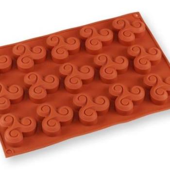 Csavart mintás szilikon sütőforma kép