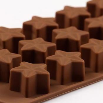 Csillag alakú szilikon bonbon forma kép