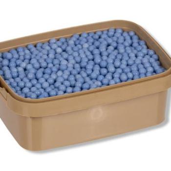 Cukorgyöngy tortadíszítéshez – gyöngyházkék, 4 mm, roppanós kép