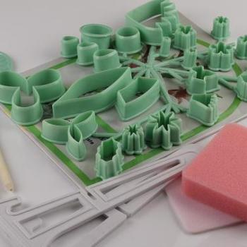 Cukorvirág kiszúró kép