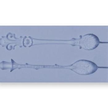 Díszes Kanalak Szilikon Fondant Formázó kép