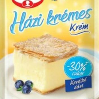 Dr Oetker házi krémes krémpor 30%-kal csökkentett cukrtartalommal 230g kép