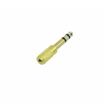 Electronic-Star 3,5 mm jack konnektor 6,3 mm jack adapterhez, sztereó kép