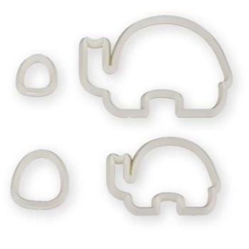 Elefántos Fondant Kiszúró Készlet - Tökéletes Süteményekhez kép