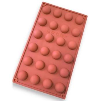 Félgömb szilikon sütőforma – 24 adagos bonbon, csokigolyó és desszert készítő kép