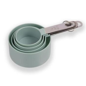 Fém nyelű mérőkanál készlet – 4 darabos, ideális bögresüteményekhez kép