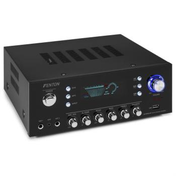 Fenton AV120FM, sztereó HiFi erősítő, 120 W RMS, (2 x 60 W 8 Ohm-ra), BT/USB/AUX kép