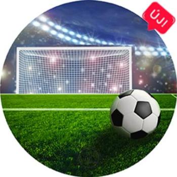 Focilabda a kapu előtt tortaostya kép