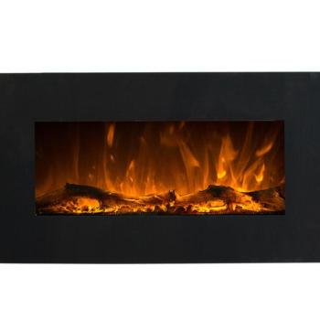 Glow Fire Neptun Fekete 84 cm Fali Elektromos Kandalló 190103 kép