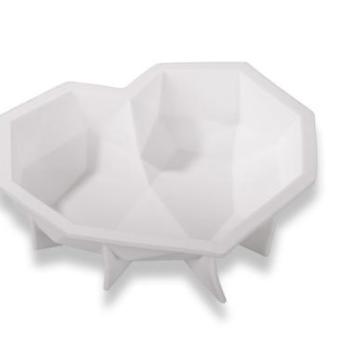 Gyémánt szív alakú szilikon tortaforma kép