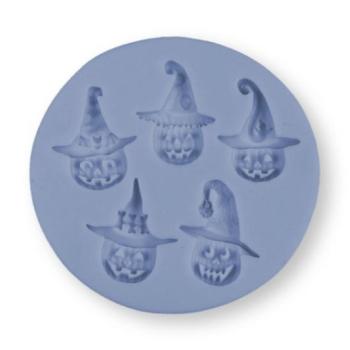 Halloween tökfejek szilikon fondant forma kép