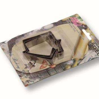 Házikó alakú fém sütikiszúró készlet 3 részes kép