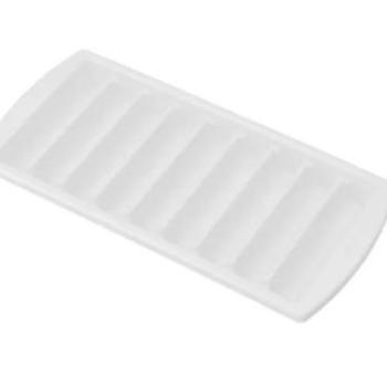 Hosszúkás műanyag jégkockatartó 11 adagos kép