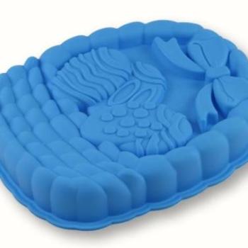 Húsvéti Kosár Szilikon Sütőforma – Ünnepi Süteményekhez kép