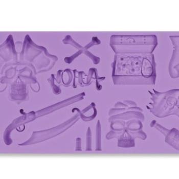 Kalózos Szilikon Fondant Formázó - Kreatív Süteményekhez kép