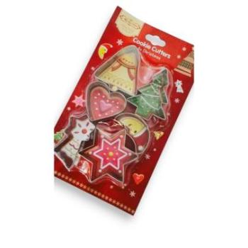 Karácsonyi 6 részes kiszúró készlet kép