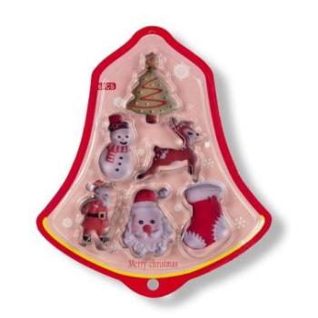 Karácsonyi Mézeskalács Kiszúró Készlet – 6 Fém Formával kép