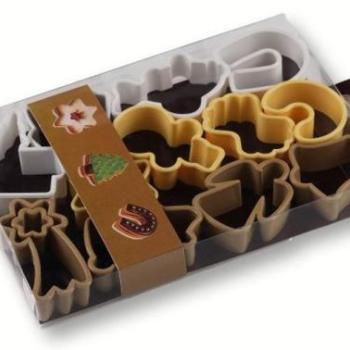 Karácsonyi Süti Kiszúró Szett – 13 Részes Ünnepi Minták kép