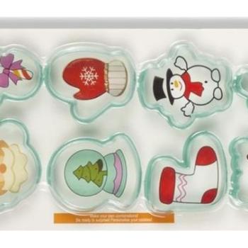 Karácsonyi Sütikiszúró Készlet, 8 Részes, Műanyag - Ideális Karácsonyi Sütéshez kép