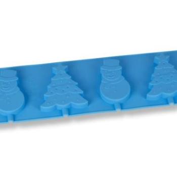 Karácsonyi Szilikon Nyalókaforma - Ünnepi Desszertekhez kép