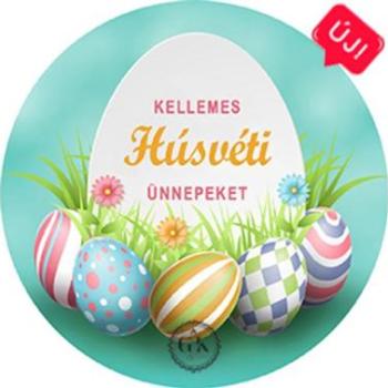 Kellemes Húsvéti Ünnepeket tortaostya kép