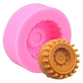 Kerék, gumiabroncs szilikon fondant formázó kép