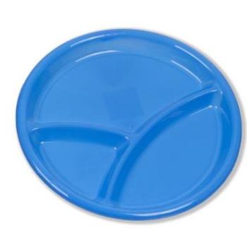 Kerek Osztott Tálca, 25 cm - Műanyag, Praktikus Konyhai Eszköz kép