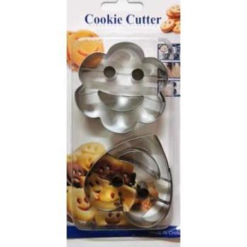 Két részes szív és virág smiley kiszúró kép