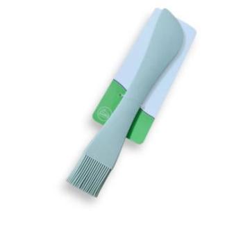 Kétoldalas konyhai spatula és ecset, tömör szilikon kép