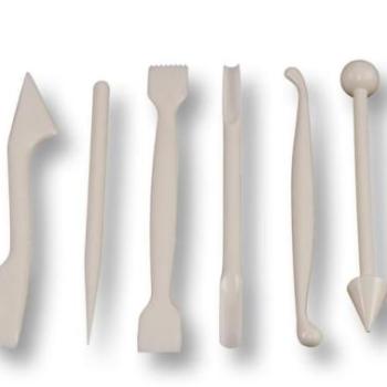 Kétoldalú 6 részes fondant formázó készlet kép