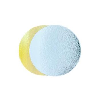 Kétoldalú arany/ezüst tortakarton 30 cm 10 db kép