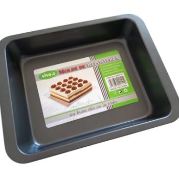 Kis méretű magas peremű tepsi 24*20 cm kép