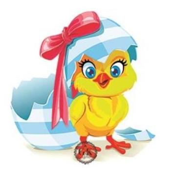 Kiscsibe tojáshéjban tortaostya kép